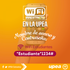 Codigo WiFi estudiantes