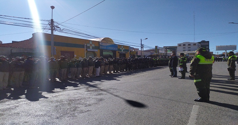 Policía desplaza 800 efectivos para reforzar la seguridad en El Alto ...